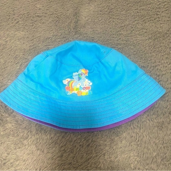 My Little Pony Rainbow Dash Bucket Hat, Size OSFM Inner Lining 100% Cotton - Picture 2 of 7